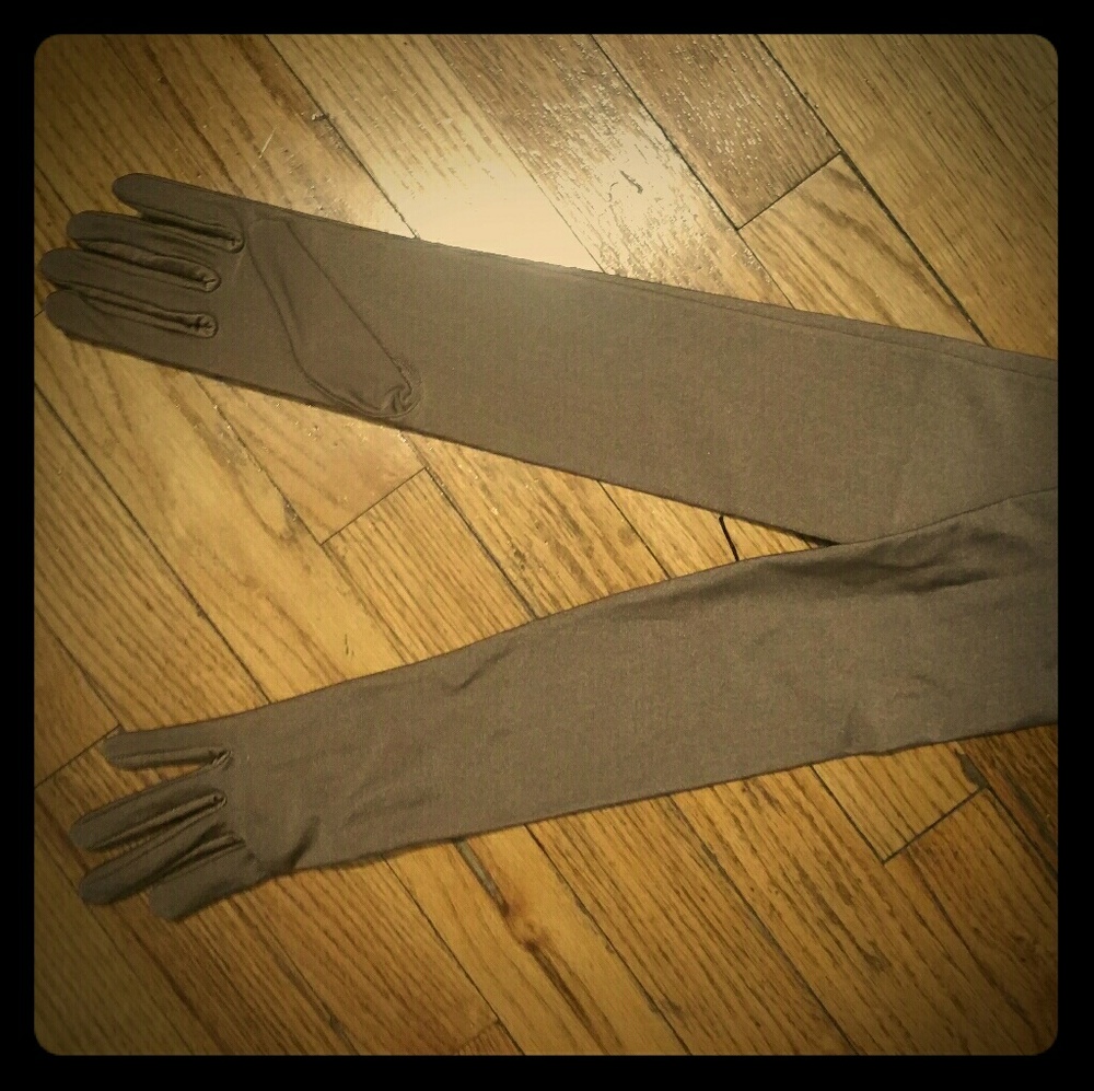 Bronze formal gloves